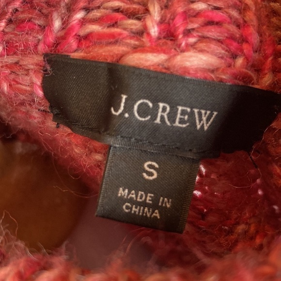 J. Crew 90's style Space-dyed mockneck sweater SZ small Grunge Y2K Preppy - Picture 12 of 14